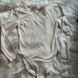 Old Navy Soft Cream Bodysuit
